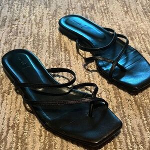 Aeyde Black Sandals